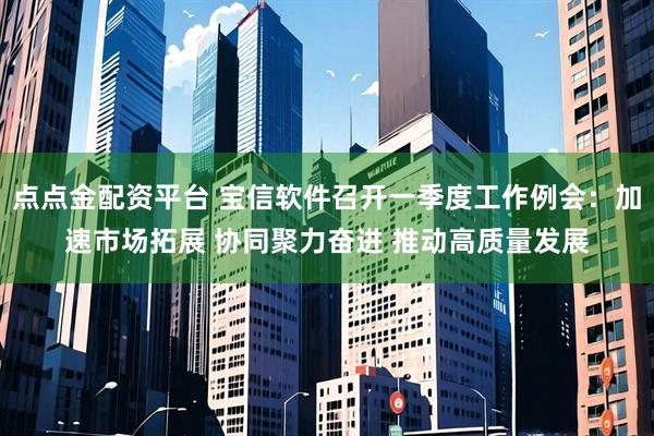 点点金配资平台 宝信软件召开一季度工作例会：加速市场拓展 协同聚力奋进 推动高质量发展