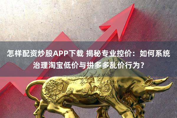 怎样配资炒股APP下载 揭秘专业控价：如何系统治理淘宝低价与拼多多乱价行为？